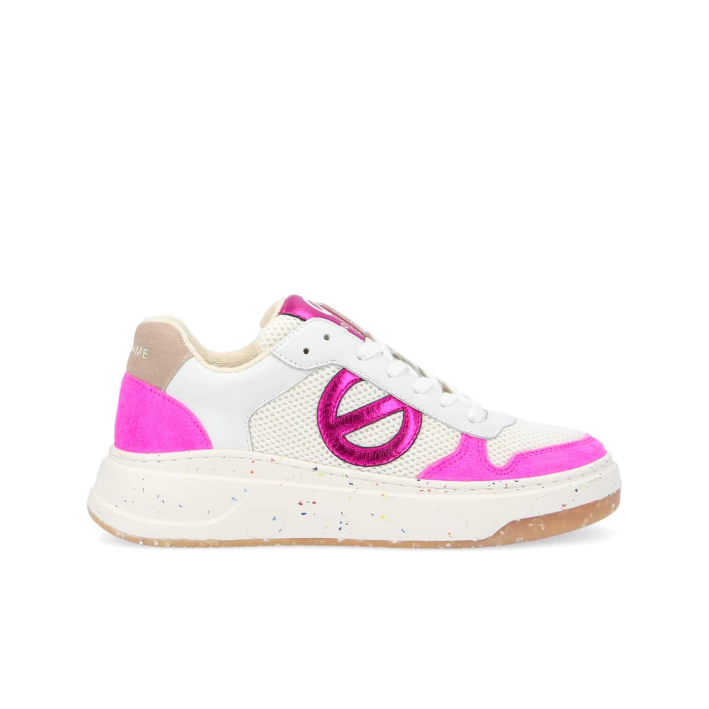 BRIDGET SNEAKER W - SUEDE/SPARK/RIV - FLUOFUXIA/PINK/WHITE